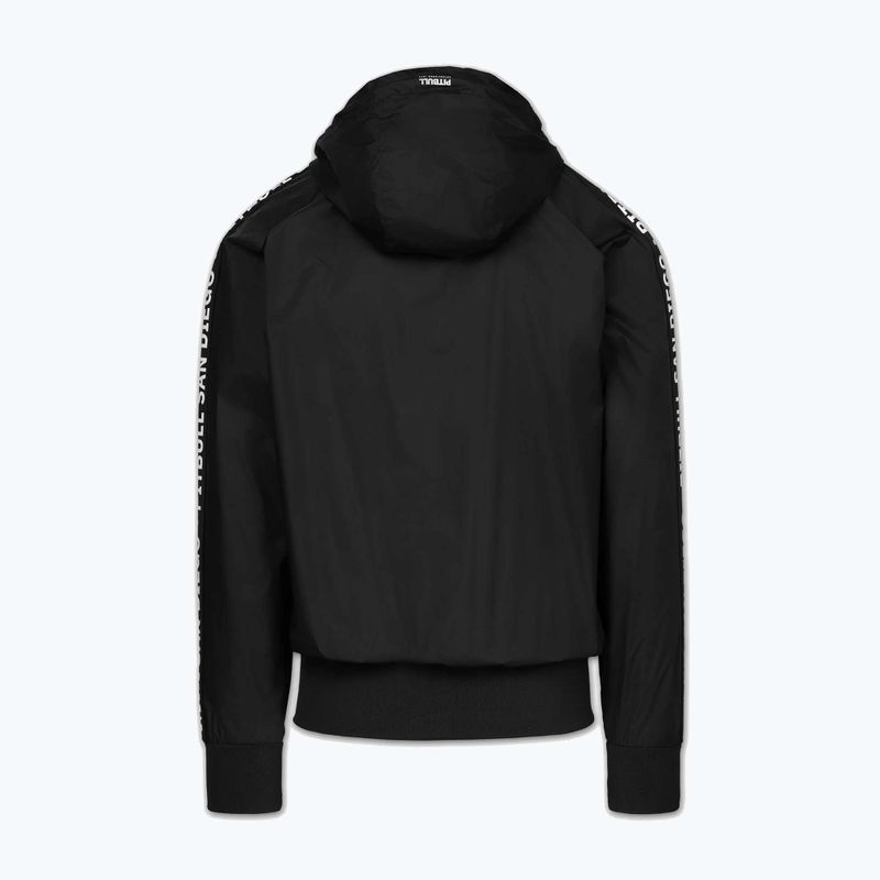 Pánska bunda Pitbull Athletic Tape Nylon Hooded black 4