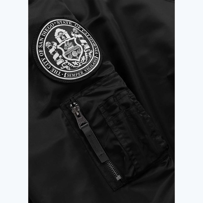 Pánska bunda Pitbull Aero Flight Hooded black 10