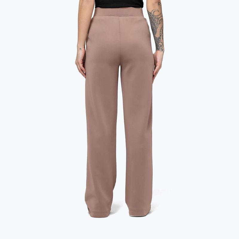 Dámske nohavice Pitbull Verona Wide Leg chocolate mousse 3