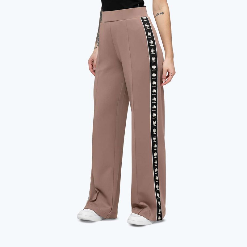 Dámske nohavice Pitbull Verona Wide Leg chocolate mousse 5