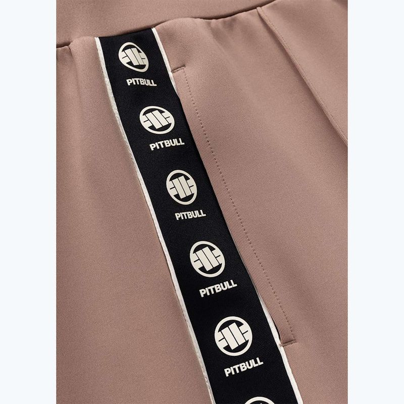 Dámske nohavice Pitbull Verona Wide Leg chocolate mousse 8