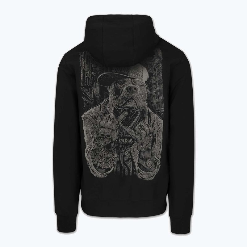 Pánska mikina Pitbull USA Hooded Zip black 7