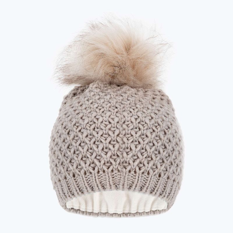 Dámska zimná čiapka 4F beige H4Z22-CAD014 2