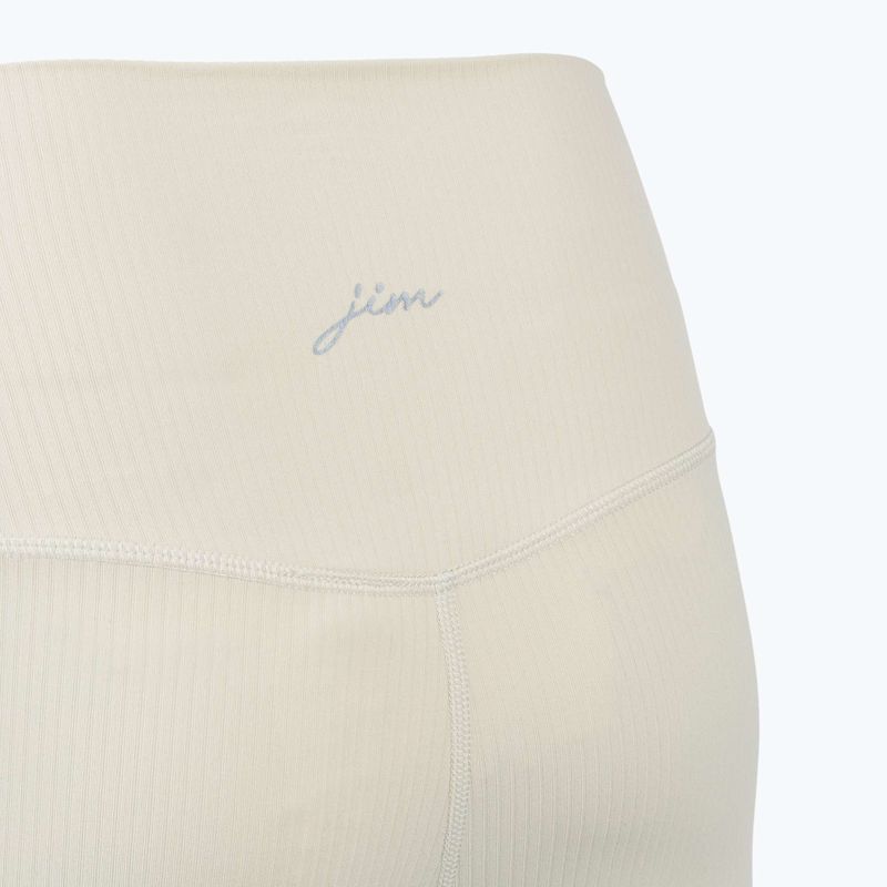 Dámske legíny na jogu JOYINME Unity Ribbed 7/8 buttercream 10