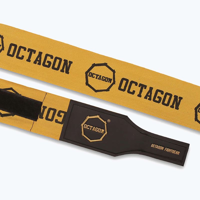 Boxerské bandáže Octagon Fightgear Supreme Printed 300 cm gold 3