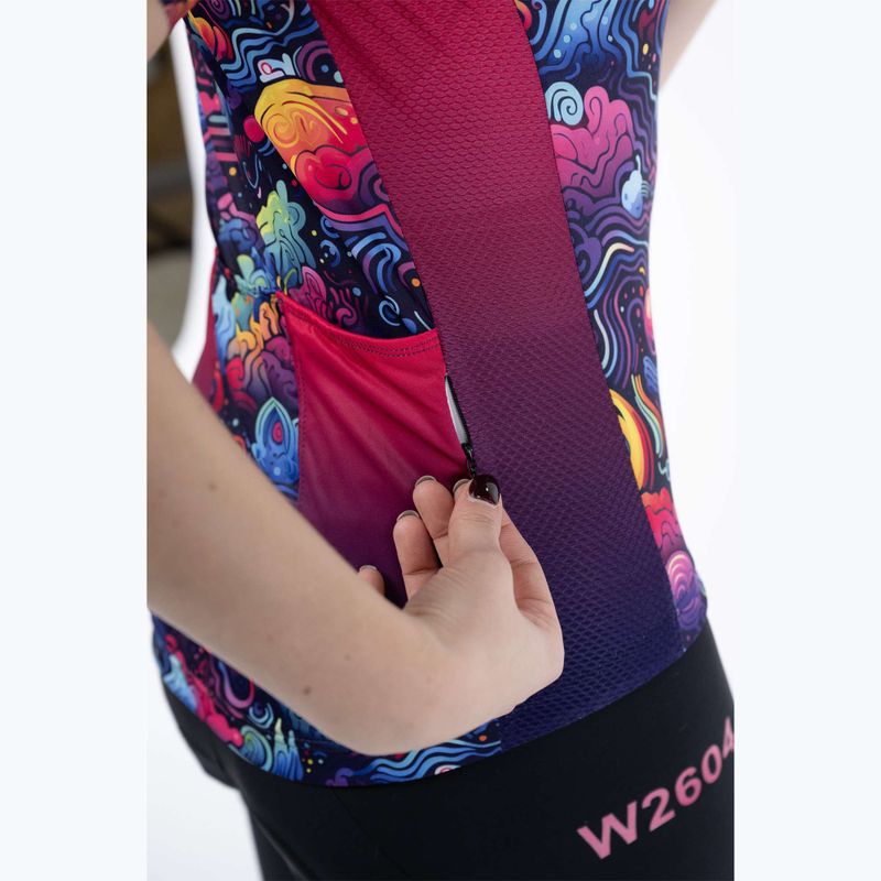 Dámsky cyklistický dres Quest Pink Cosmos W 5