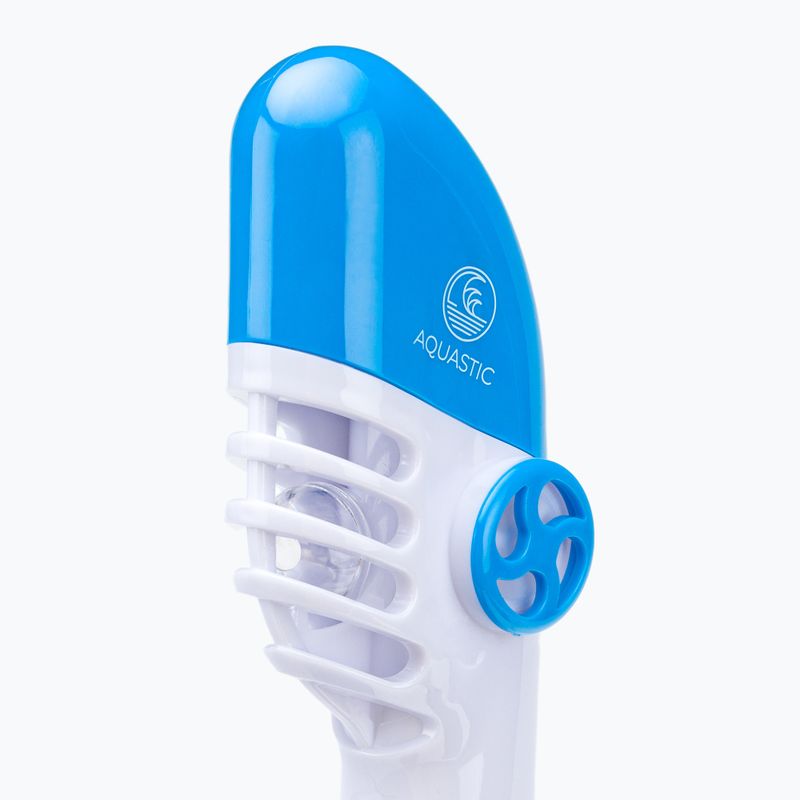 Detská celotvárová maska na šnorchlovanie AQUASTIC modrá SMK-01N 7