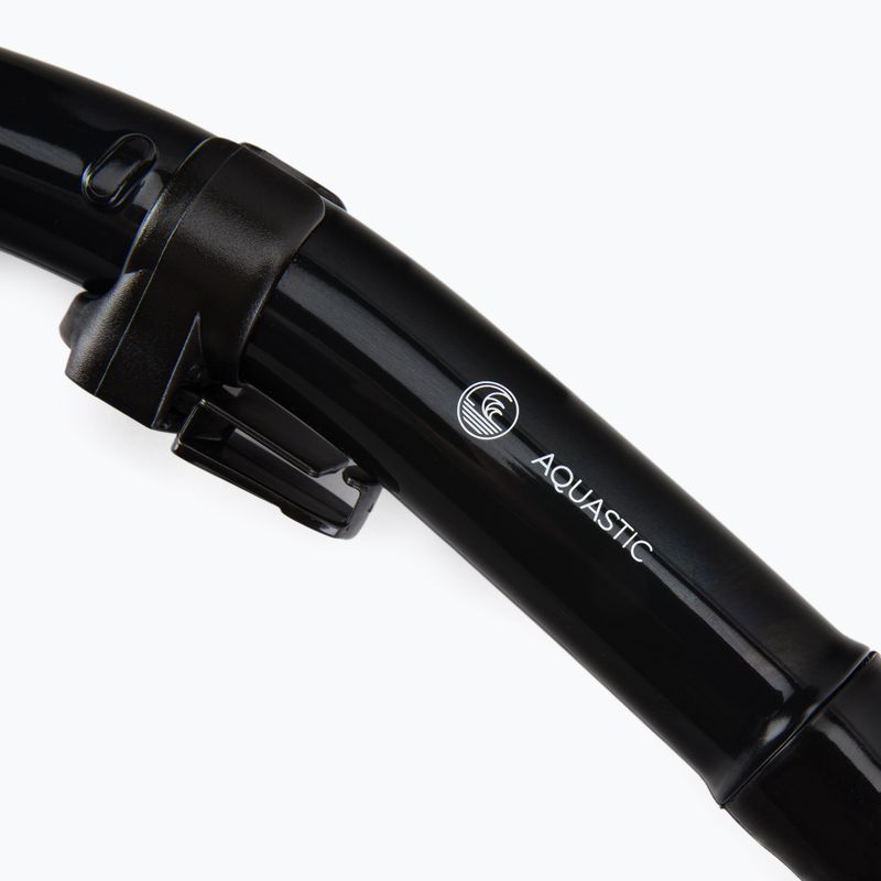 Šnorchlovací set AQUASTIC Maska + šnorchel čierny MSA-01C 10