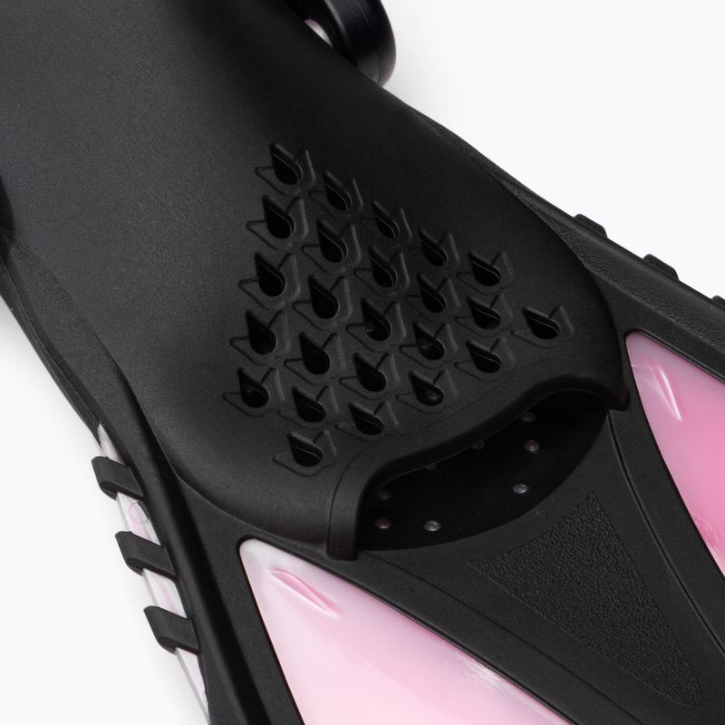 Detský set na šnorchlovanie AQUASTIC Maska + plutvy + šnorchel ružový MSFK-01SR 7