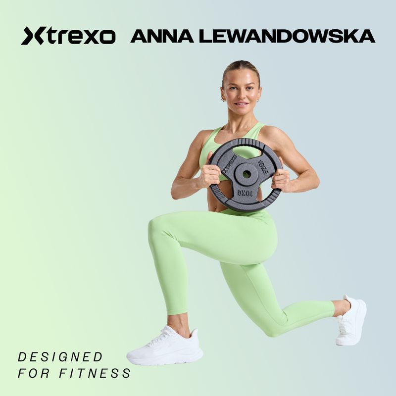 Olympijské nárazníkové závažia XTREXO čierne TRX-BMP5 5 kg 2