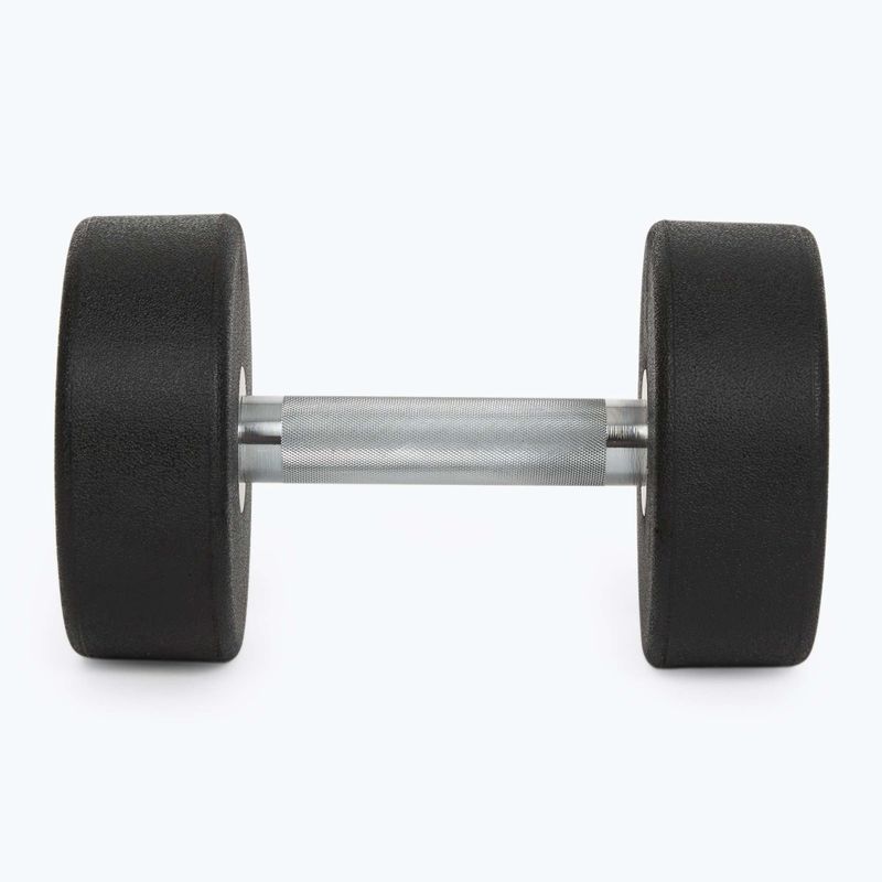 Gumová liatinová činka XTREXO Pro 16 kg black 8