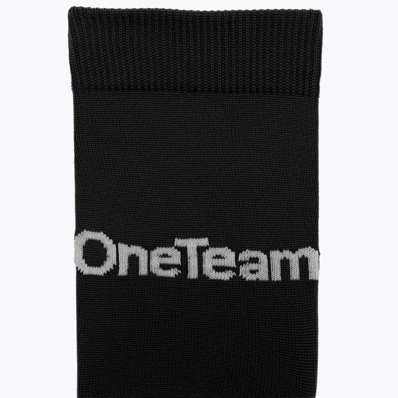 Detské futbalové ponožky OneTeam Precision football socks set 2-pack čierny 3