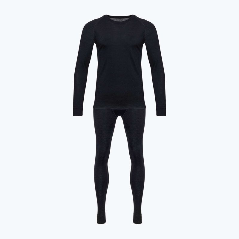 Pánska súprava termoprádla WOOLCANO Merino SET0540 čierna 10
