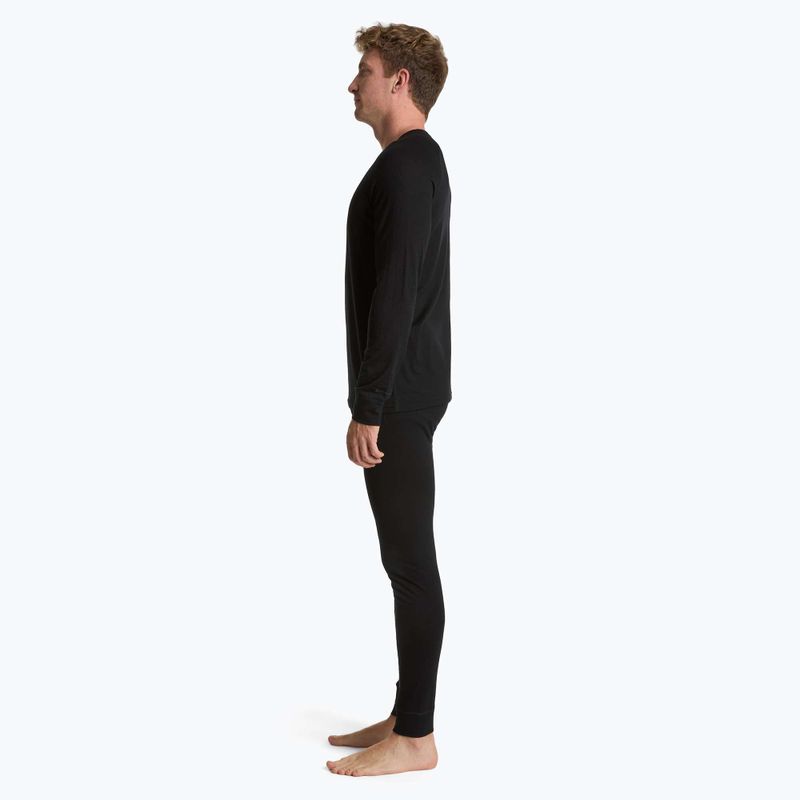 Pánska súprava termoprádla WOOLCANO Merino SET0540 čierna 2