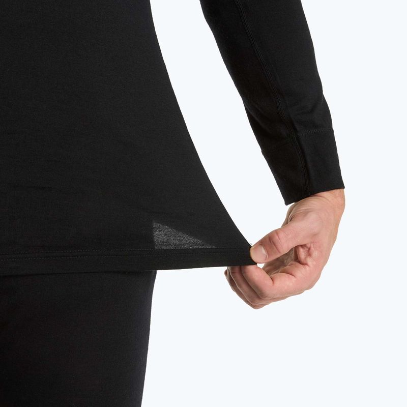 Pánska súprava termoprádla WOOLCANO Merino SET0540 čierna 6