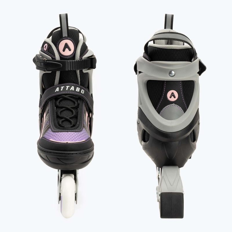 Detské kolieskové korčule nastaviteľné ATTABO Bladeroll black/violet 5