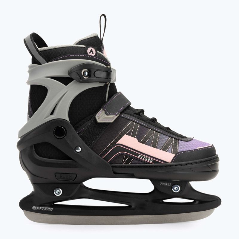 Detské kolieskové korčule nastaviteľné ATTABO Bladeroll black/violet 10