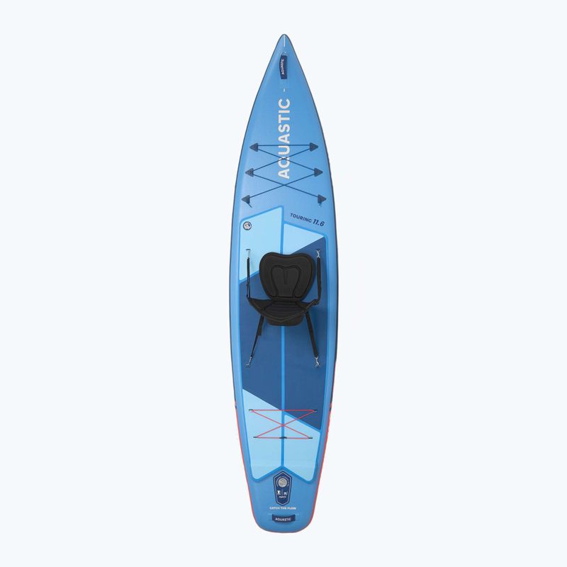 Súprava doska SUP nafukovacia AQUASTIC Touring 11'6" modrá 3