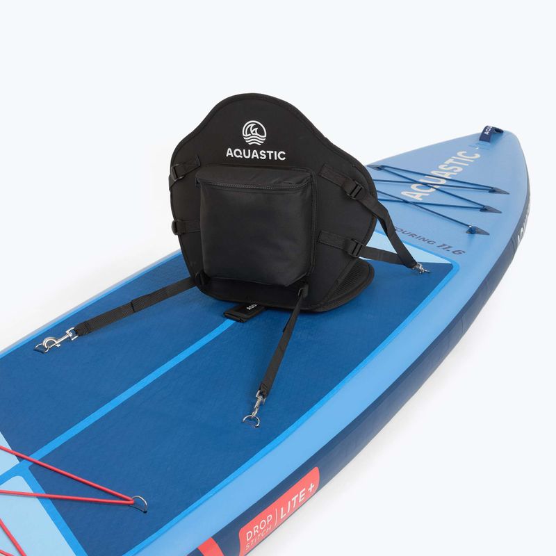 Súprava doska SUP nafukovacia AQUASTIC Touring 11'6" modrá 12