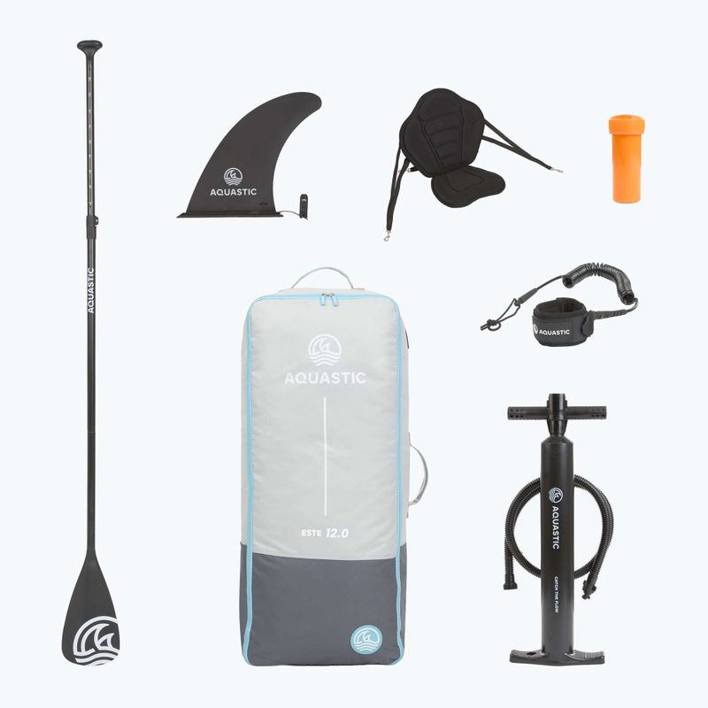 Súprava doska SUP nafukovacia AQUASTIC Touring 11'6" modrá 20
