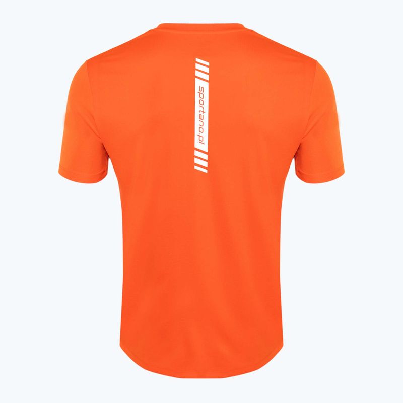 Pánske bežecké tričko SPORTANO Active  oranžové 2