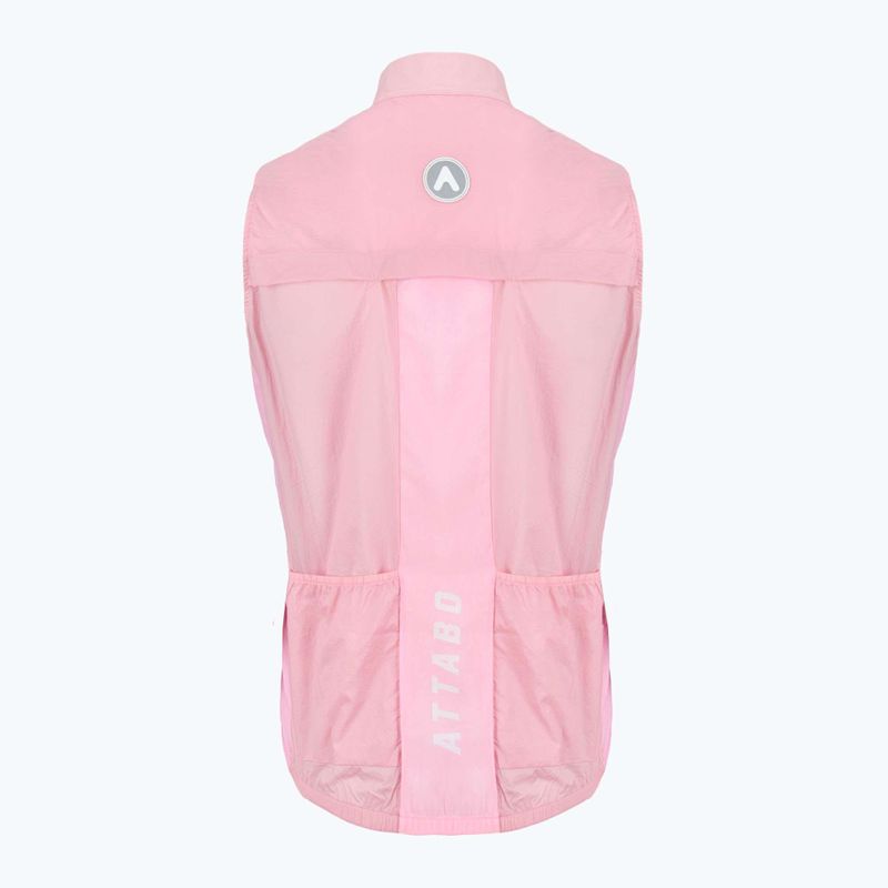 Dámska cyklistická vesta ATTABO Cahayo Vest Windproof pink 10
