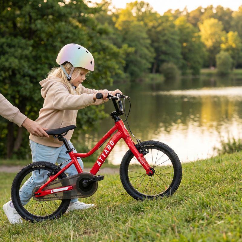Detský bicykel ATTABO EASE 16" červený 4