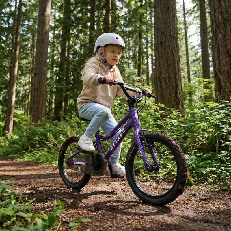 Detský bicykel ATTABO EASE 16" fialový 5