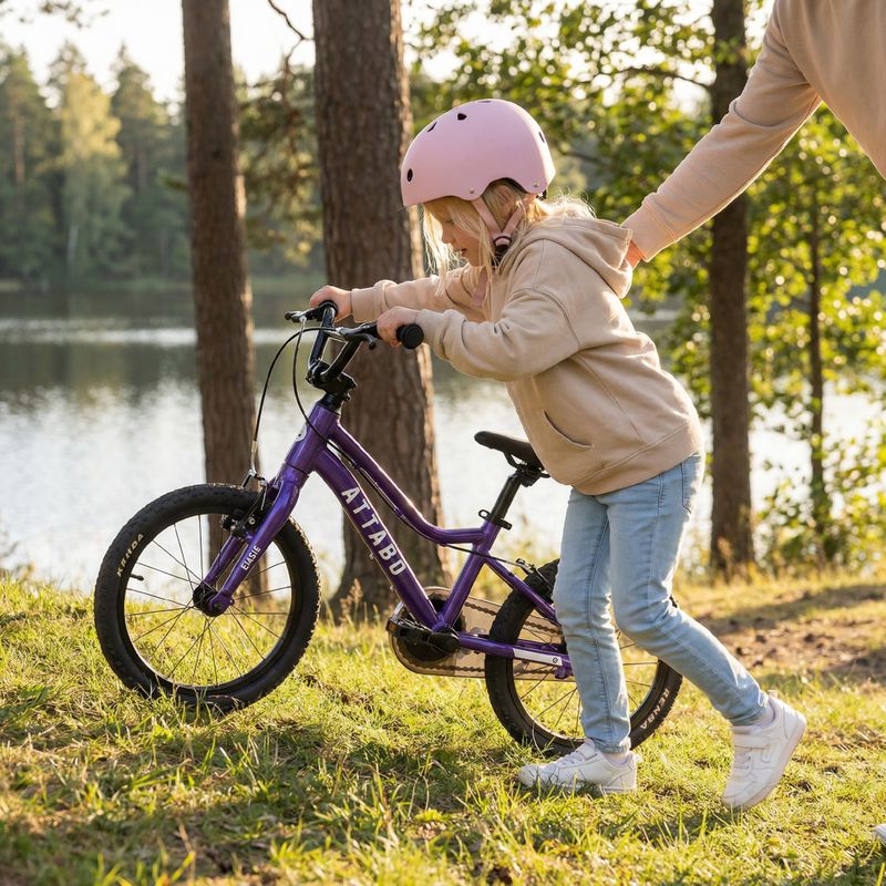 Detský bicykel ATTABO EASE 16" fialový 6