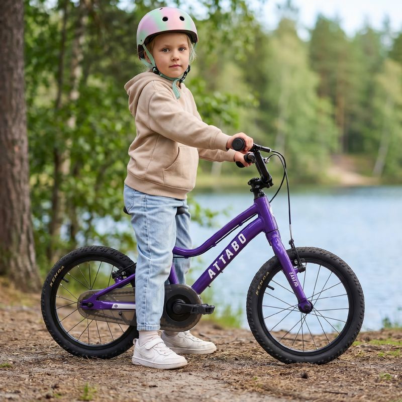 Detský bicykel ATTABO EASE 16" fialový 7
