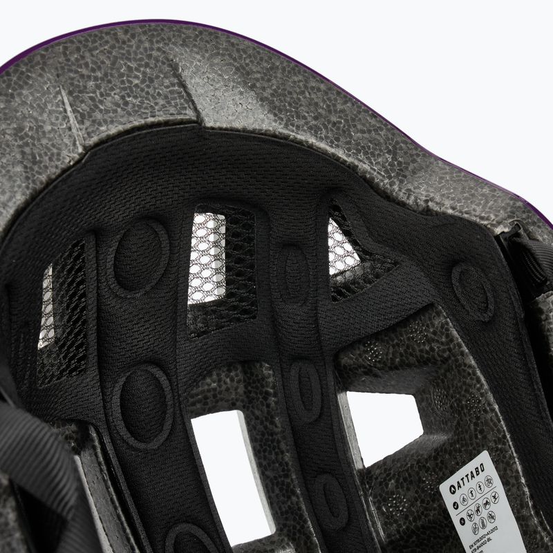 Detská cyklistická prilba ATTABO K200 fialová 7