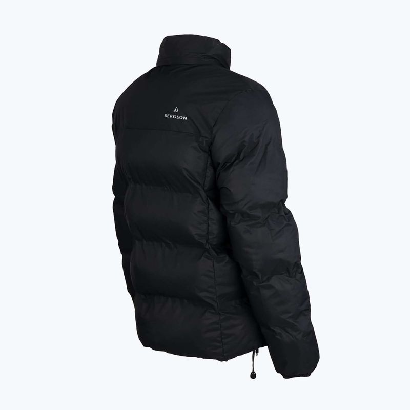 Pánska zateplená bunda BERGSON Snowy Wolf Micro-Therm black 2
