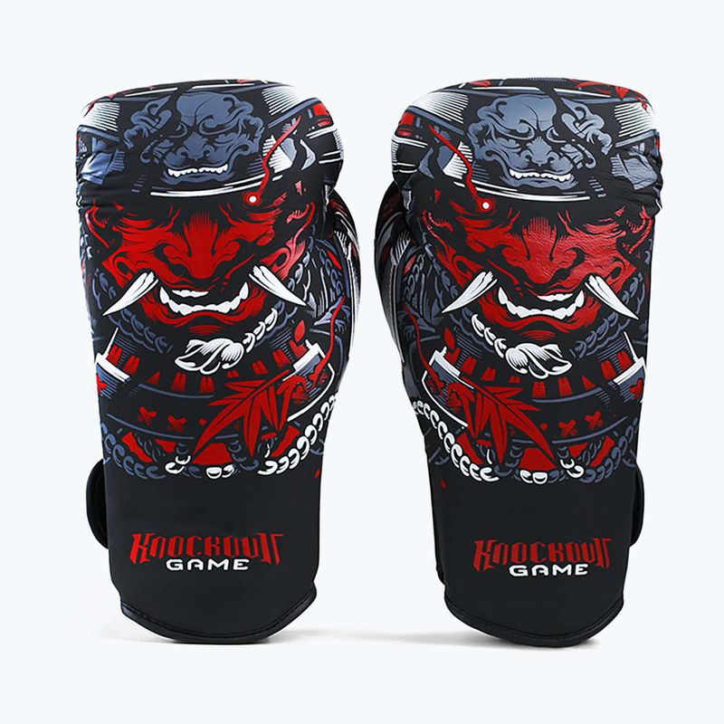 Boxerské rukavice Ground Game "Samurai" čierne 21BOXGLOSAM10 4