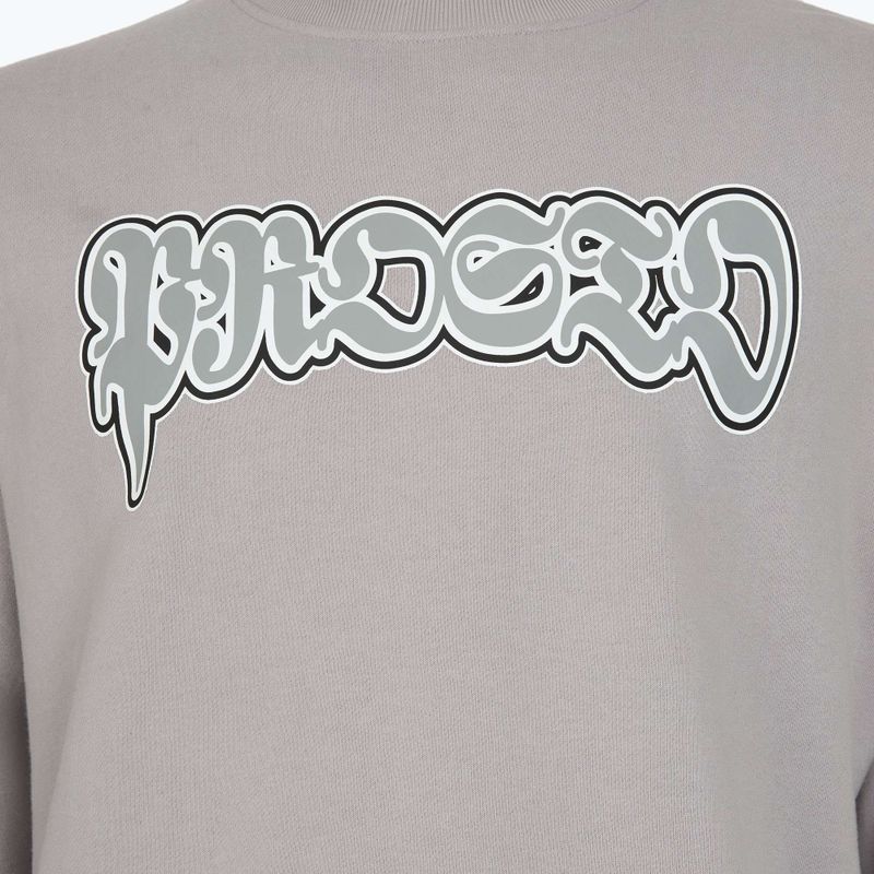 Pánska mikina PROSTO Graffiti washed gray 3