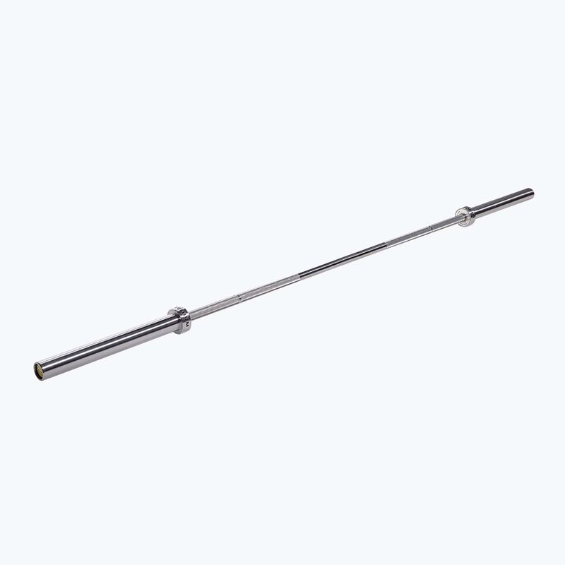 Olympijská tyč  HMS GO900 + svorky ZG1500 Silver Lock Jaw X2 Premium 2