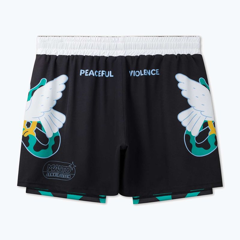Pánske tréningové šortky MANTO Dove black 2