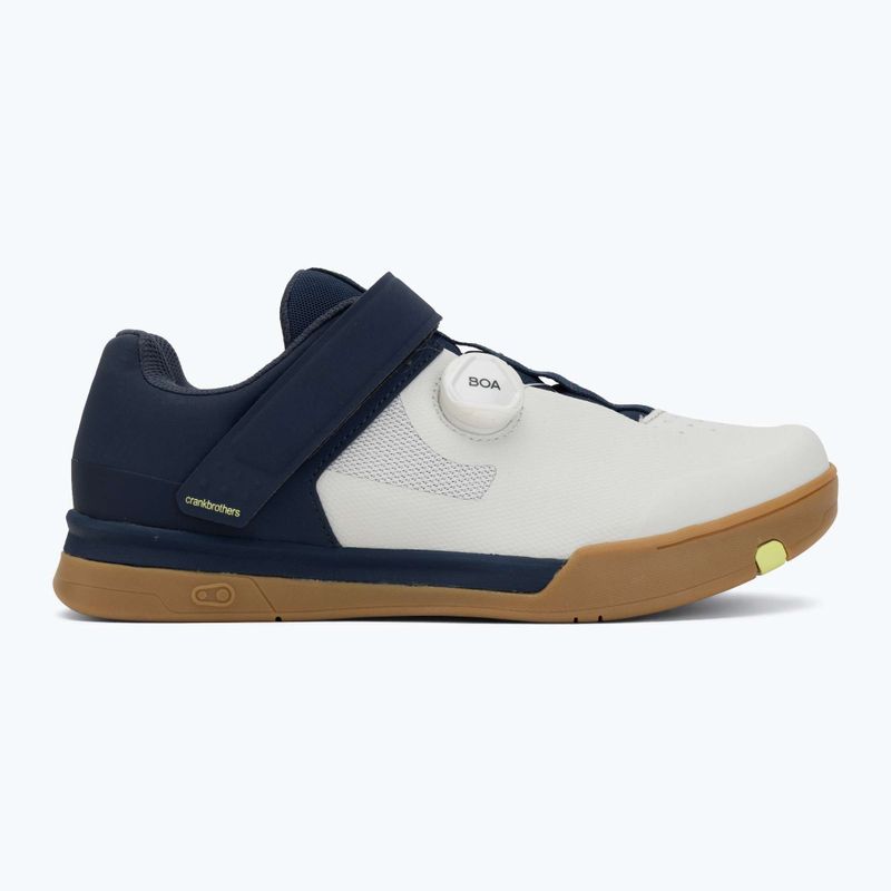 Cyklistické topánky MTB Crankbrothers Mallet BOA navy grey/gum outsole 2