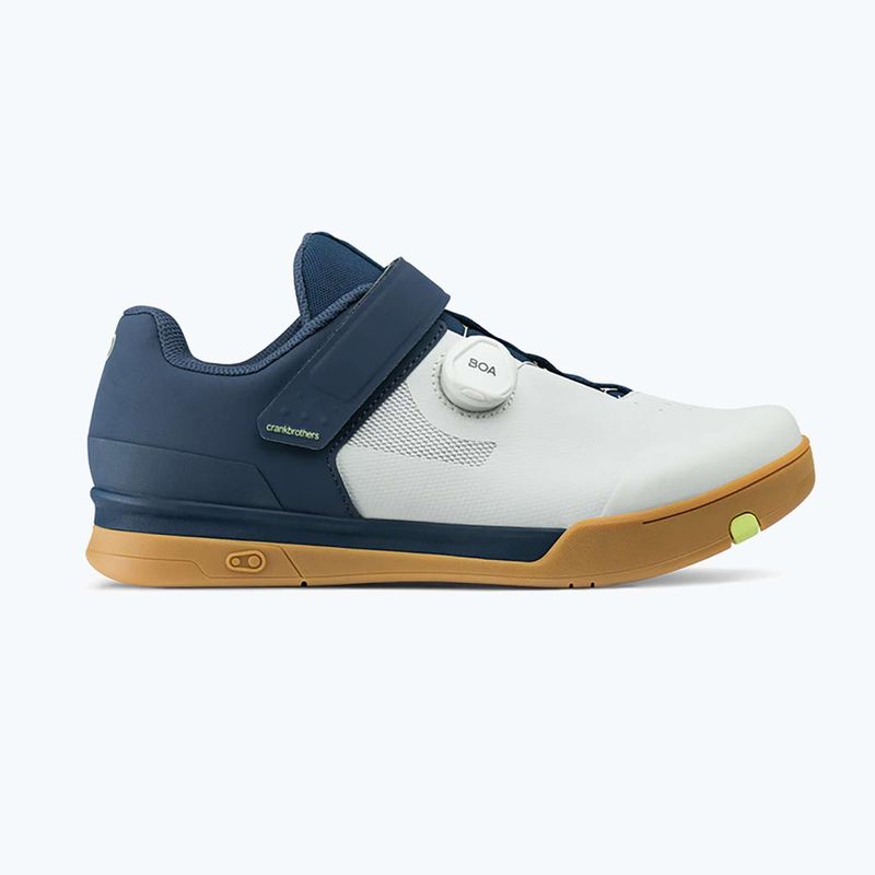 Cyklistické topánky MTB Crankbrothers Mallet BOA navy grey/gum outsole 8