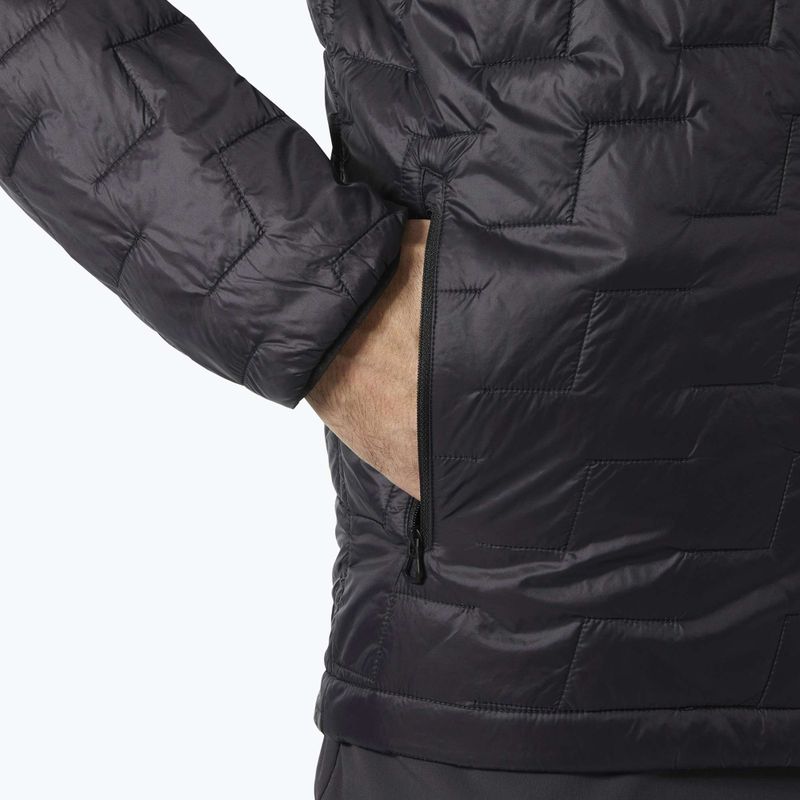 Pánska hybridná bunda Helly Hansen Lifaloft Hooded Insulator black matte 4