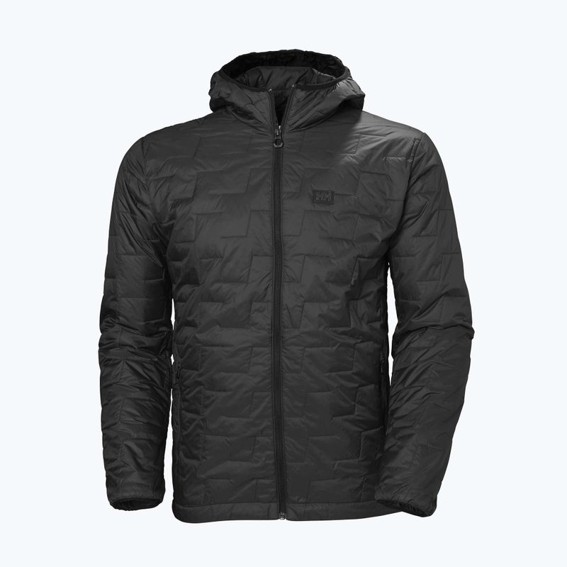 Pánska hybridná bunda Helly Hansen Lifaloft Hooded Insulator black matte 5