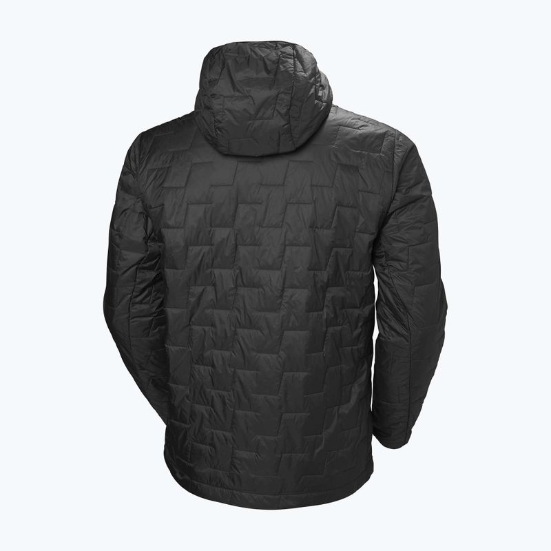 Pánska hybridná bunda Helly Hansen Lifaloft Hooded Insulator black matte 6
