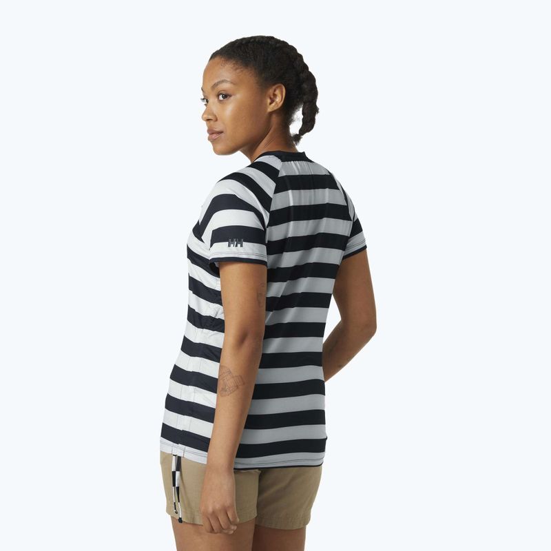 Dámske tričko Helly Hansen Siren 1/2 Zip navy stripe 2