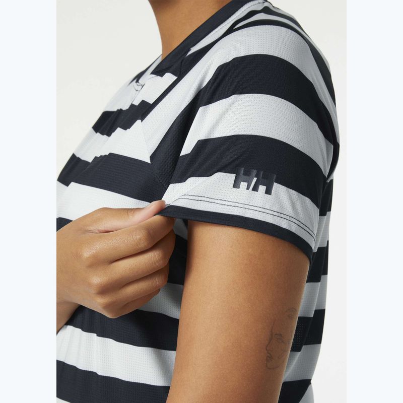 Dámske tričko Helly Hansen Siren 1/2 Zip navy stripe 4