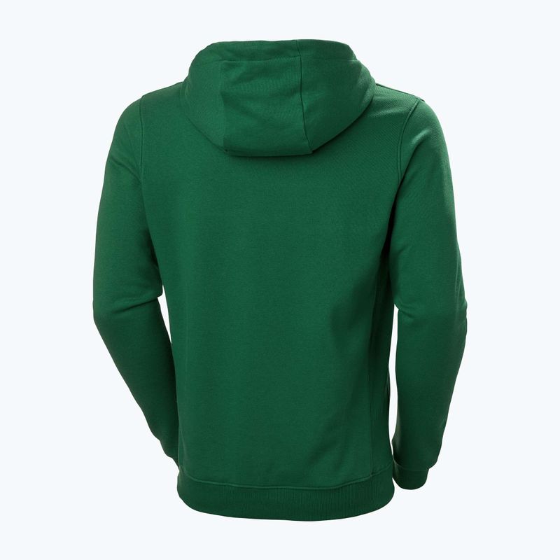 Pánska trekingová mikina Helly Hansen F2F Organic Cotton Hoodie malachite 5