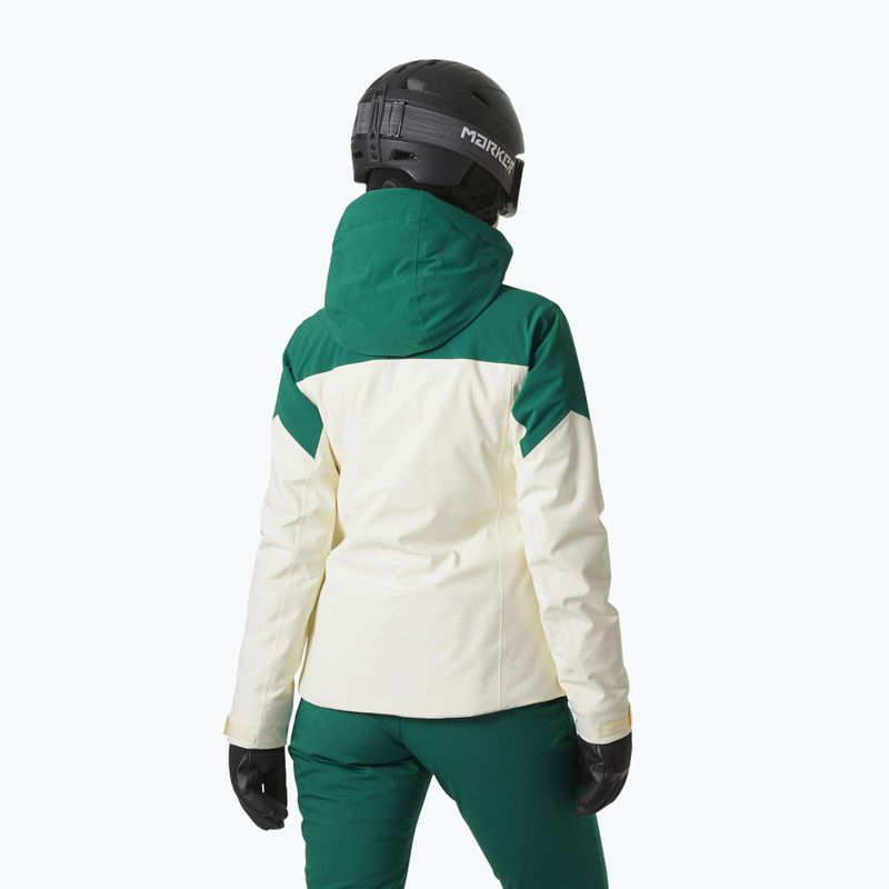 Dámska lyžiarska bunda Helly Hansen Alphelia emerald snow 2