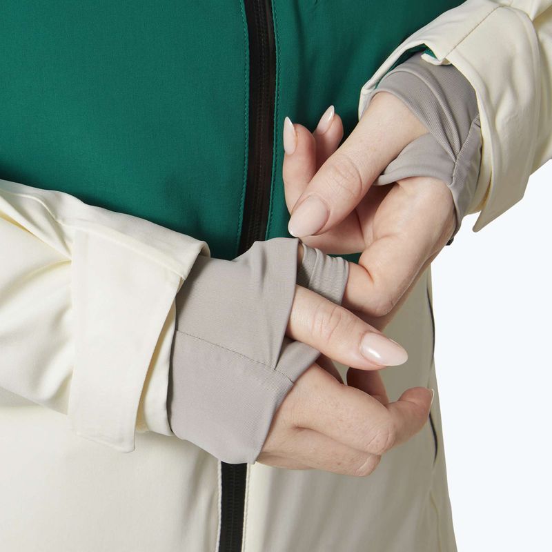 Dámska lyžiarska bunda Helly Hansen Alphelia emerald snow 8
