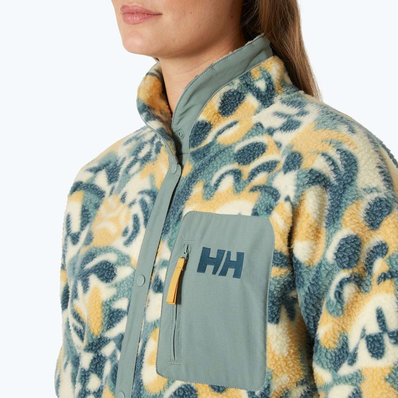 Dámska mikina Helly Hansen Imperial Printed Pile Snap sand bruce aop 3