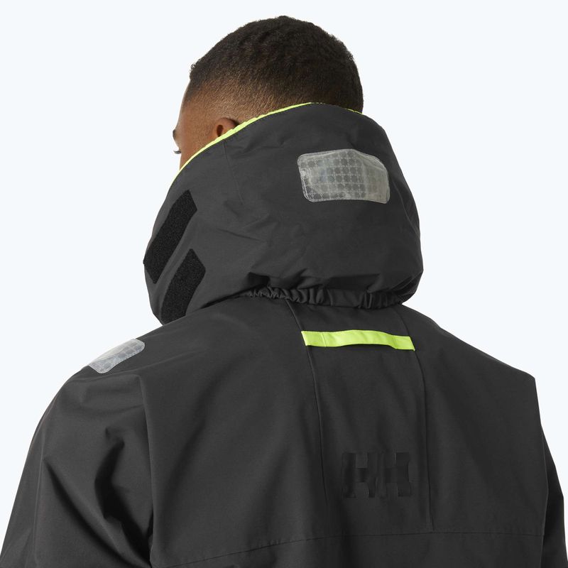 Pánska bunda do dažďa Helly Hansen Skagen Offshore ebony 4