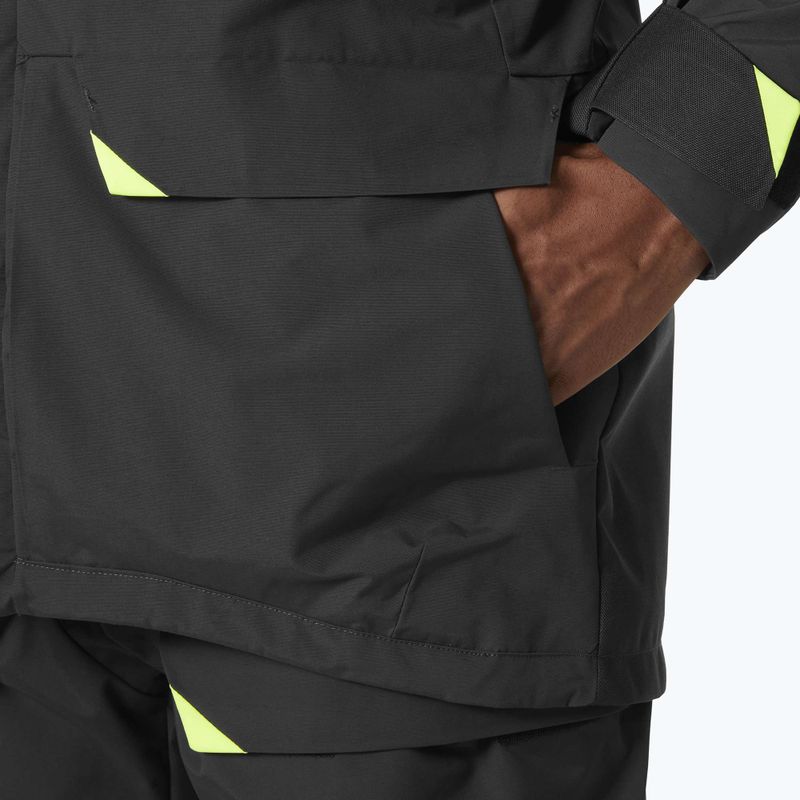 Pánska bunda do dažďa Helly Hansen Skagen Offshore ebony 8