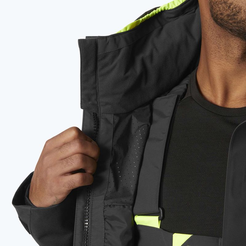 Pánska bunda do dažďa Helly Hansen Skagen Offshore ebony 10